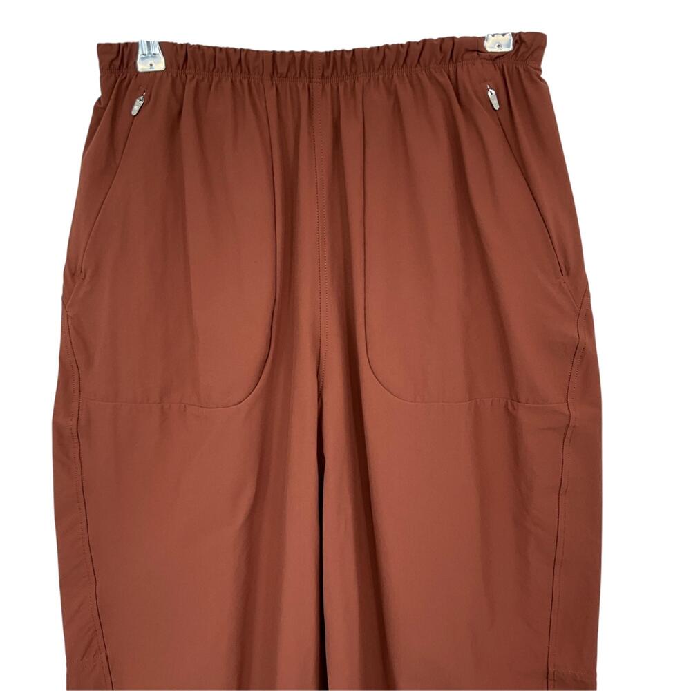 Lululemon Lightweight Mid Rise Barrel Leg Cropped Pant Ancient Copper Womens 8 - Picture 2 of 11